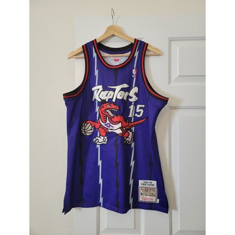 Vince Carter Toronto Raptors Mitchell & Ness Hardwood Classics Jersey Men’s M